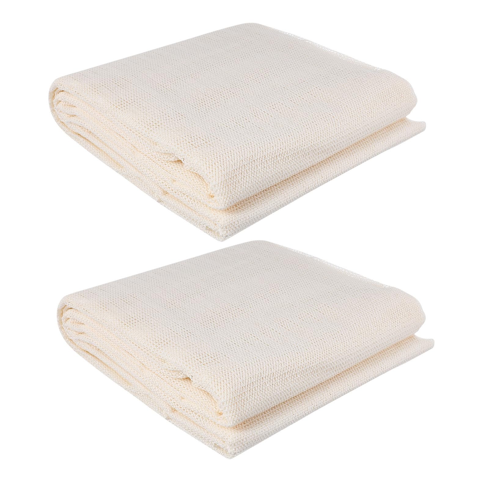 Antirutschmatte für Teppich 200x300cm – 2 Stück PVC Netzmatte, verhindert das Rutschen, rutschfest für Fliesenboden, geeignet für Sofabetten und Matratzen