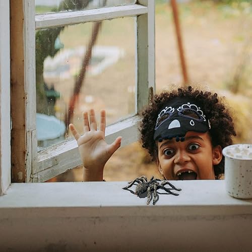 Miniatura 5 de Araña gigante realista, araña falsa, modelo de acción de araña, figuras de juguete de insectos realistas, accesorios de broma de Halloween,