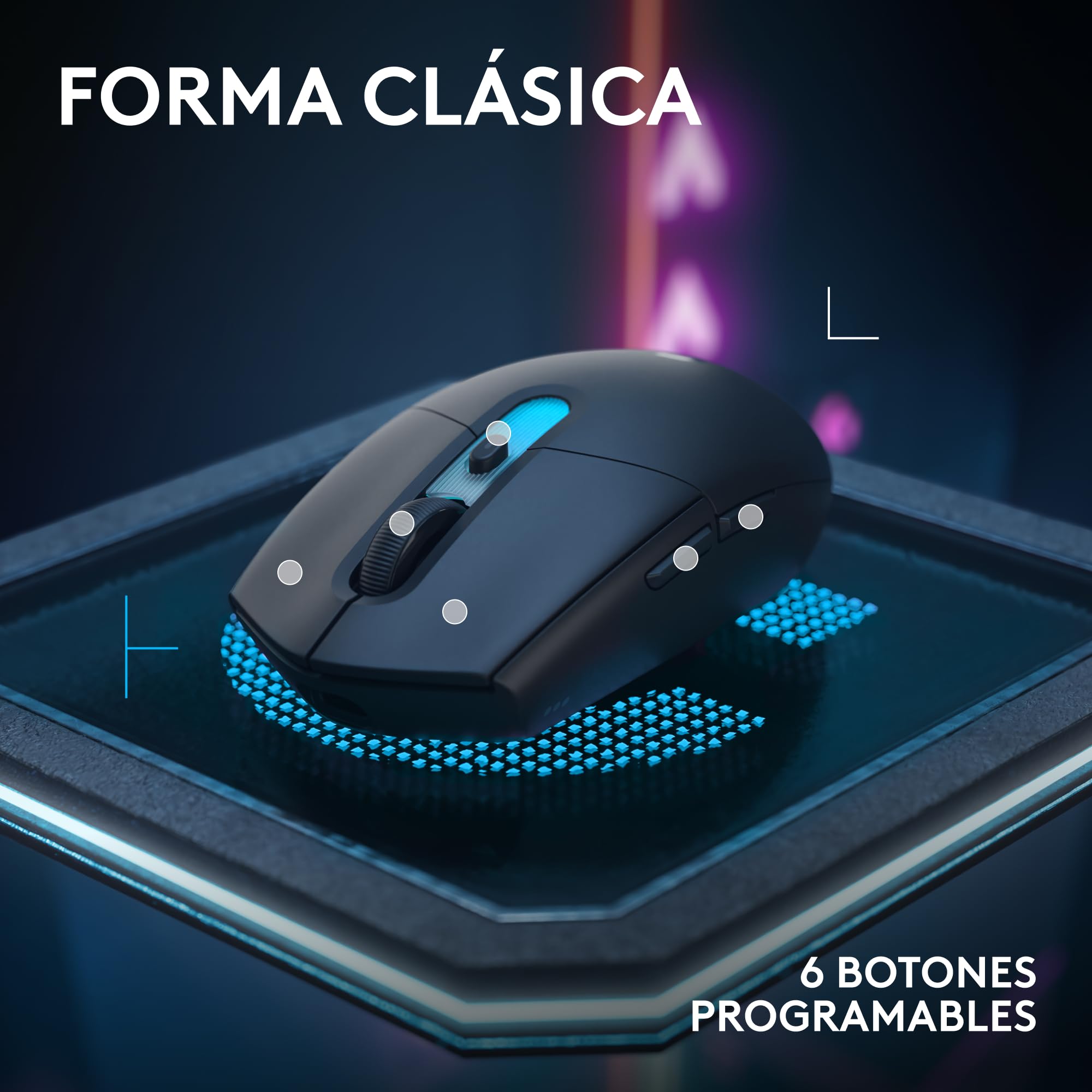 Logitech G G316 X 98 Teclado Gaming (ES) + G305 X Superlight Ratón - Negro