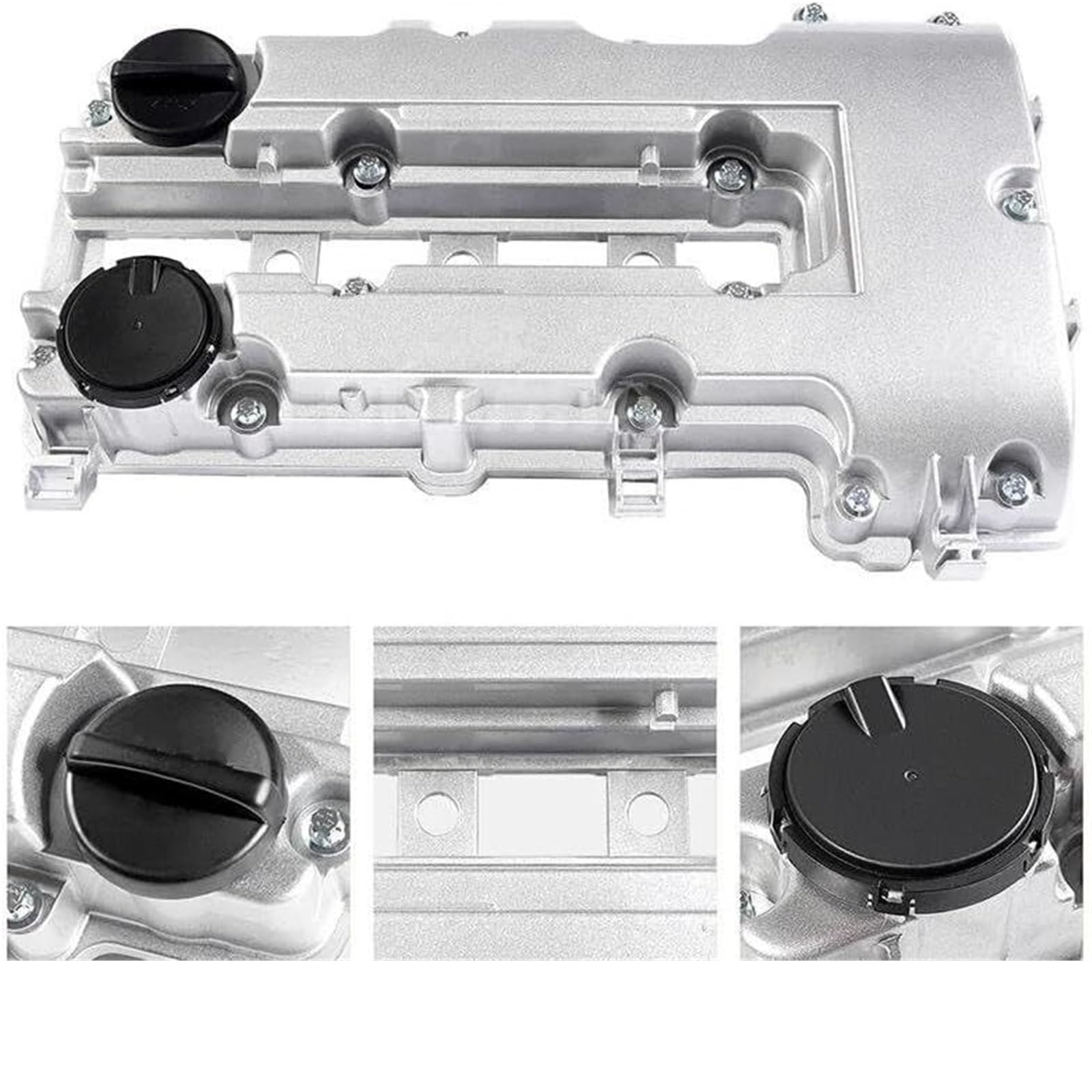 Bouchons de Valve de Pneu pour Chevrolet pour Cruze 1.4L 2011-2019 Aluminium pour Couvercle de soupape de Moteur avec Joint