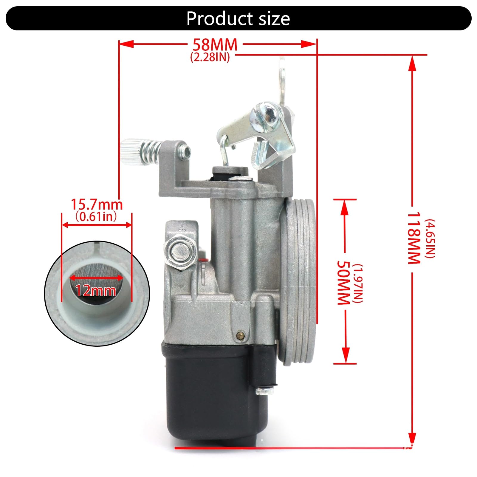 Ljmyy Accuracy Constructed Motorbike Carburetor For CHUTZPAH twelve R2219 Models Upgraded Coal Structure