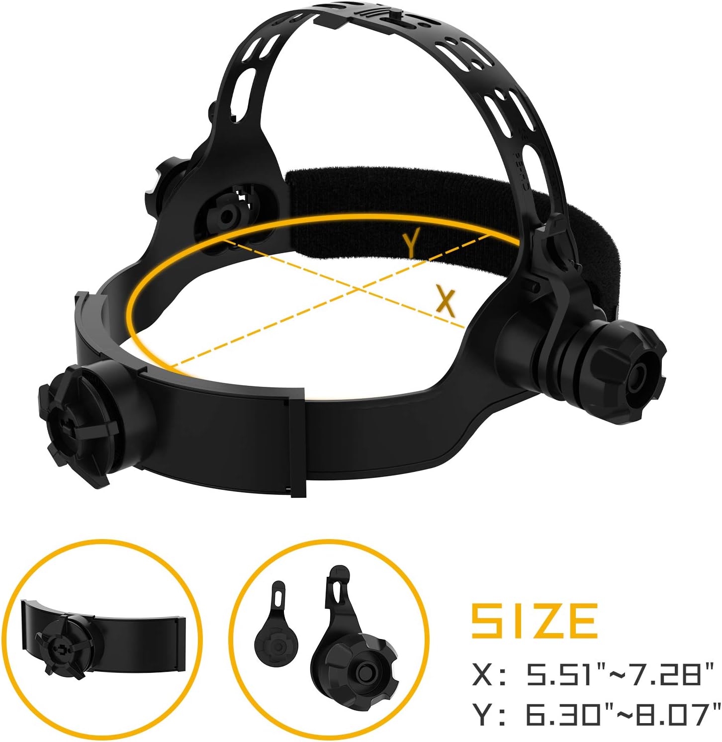 TOOLIOM Welding Helmet 3.64"X1.67" Auto Darkening True Color for TIG MIG ARC Welding Hood Welding Mask - - 