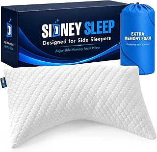 Sidney Sleep Adjustable Curved Pillows Neck