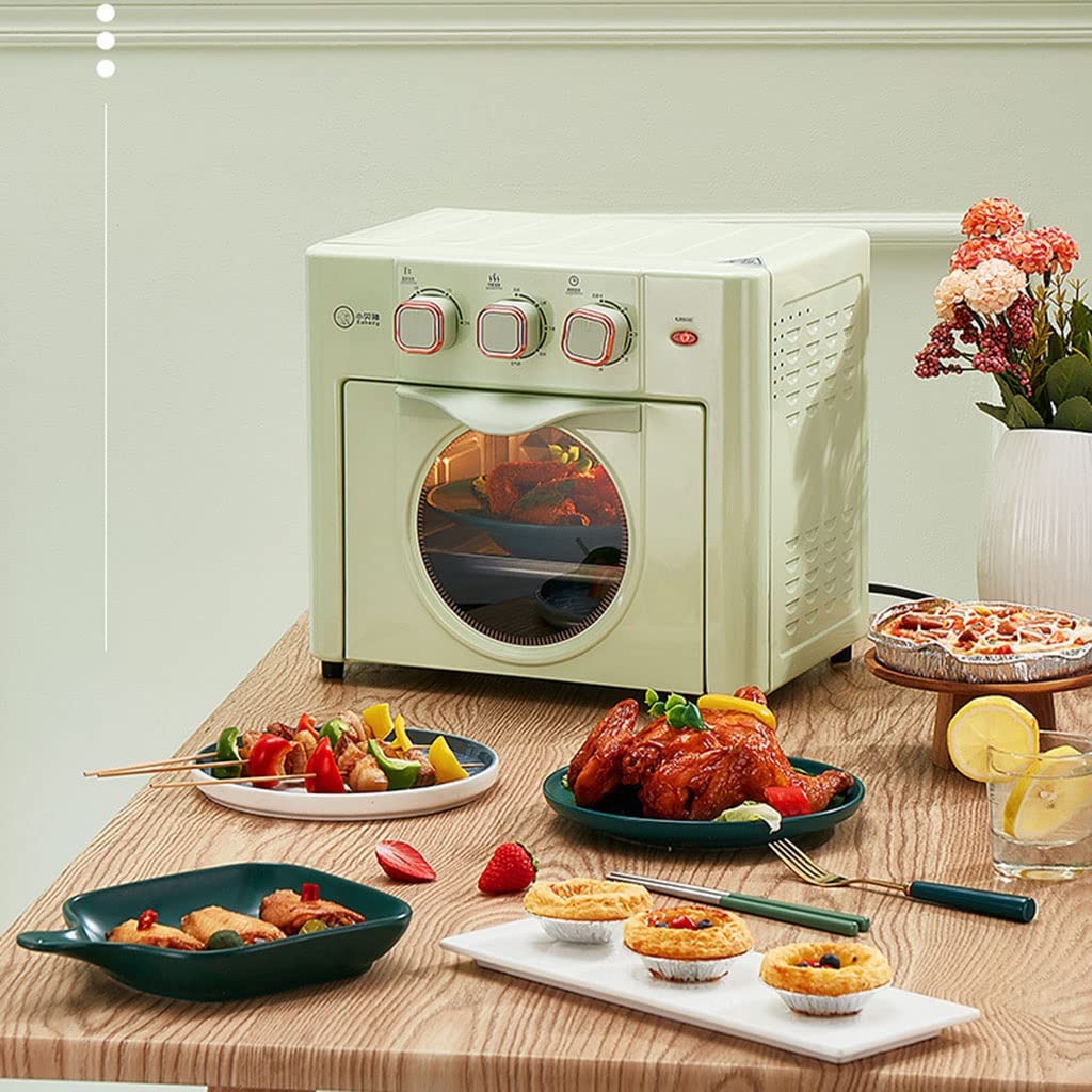 Friggitrice ad aria, forno multifunzione di grande capacità da 18 litri - Forno elettrico domestico, 3 manopole di controllo meccaniche, friggitrice ad aria