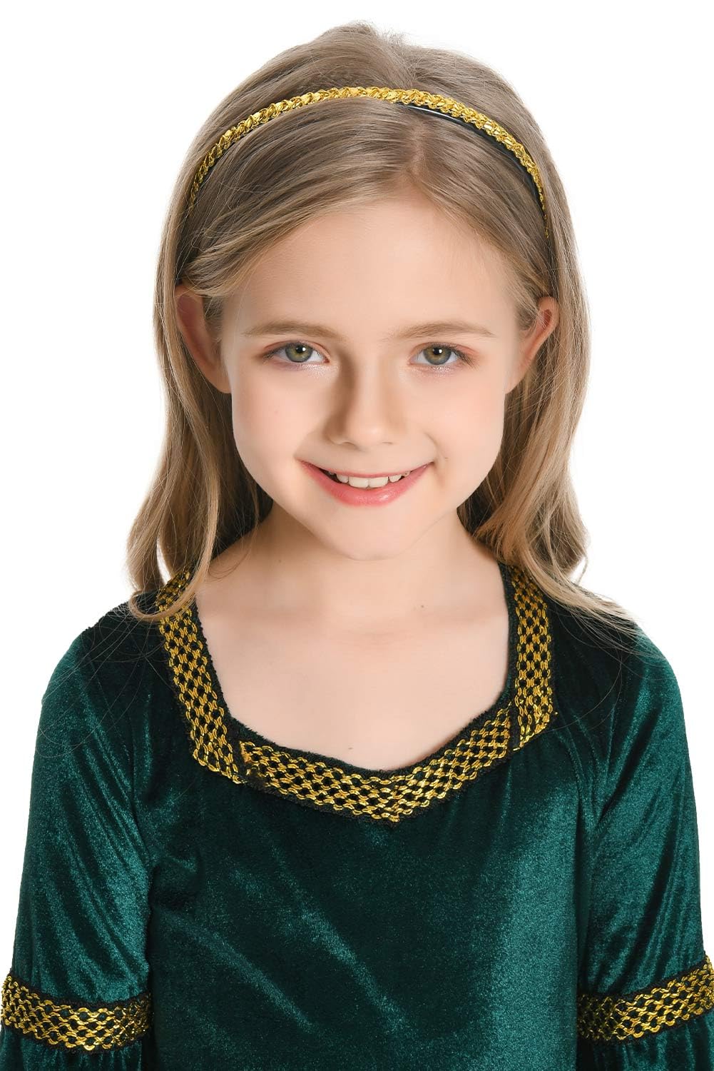 Disfraz de princesa medieval para niña, renacentista, vestido de rey