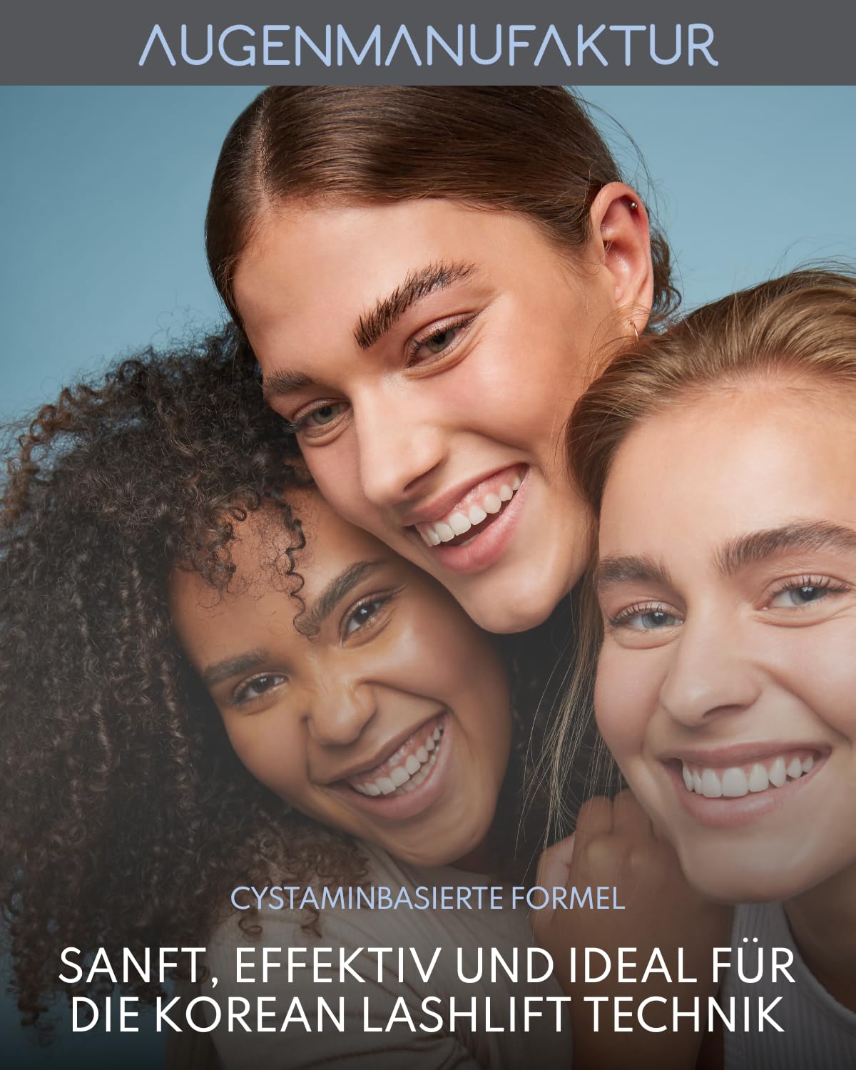 Augenmanufaktur Korean Lash Lifting Set – Wimpernlifting Profi Kit für lange, voluminöse, natürliche Wimpern – Lashlift mit Lotionen, Primer, Double Filler, Fix Balm & Powder