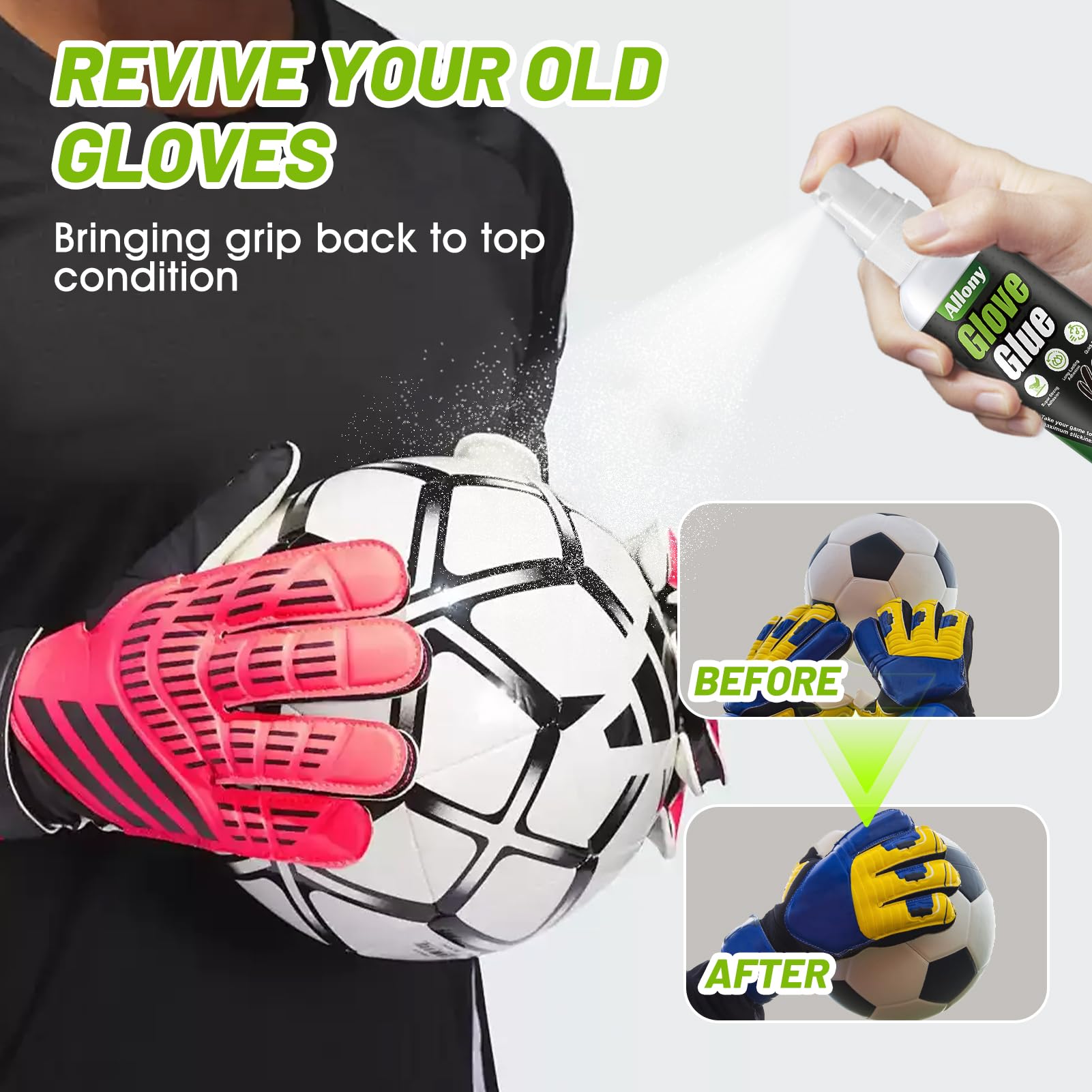 Gants De Gardien De But De Football, Gants De Gardien De But Avec Latex