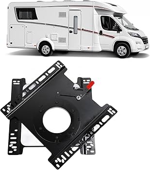Base Girevole Per Sedile Auto 360&deg; - Portata 130 Kg Per Camper E Barche