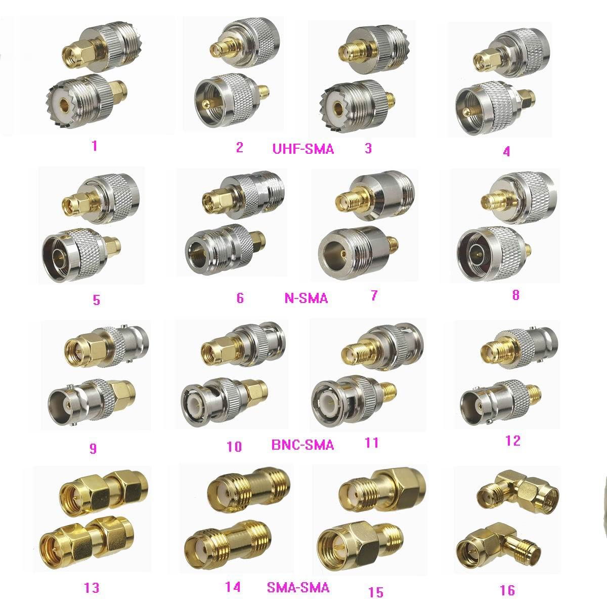 Adapter BNC Female To UHF Male PL259 Connector - Foto 5