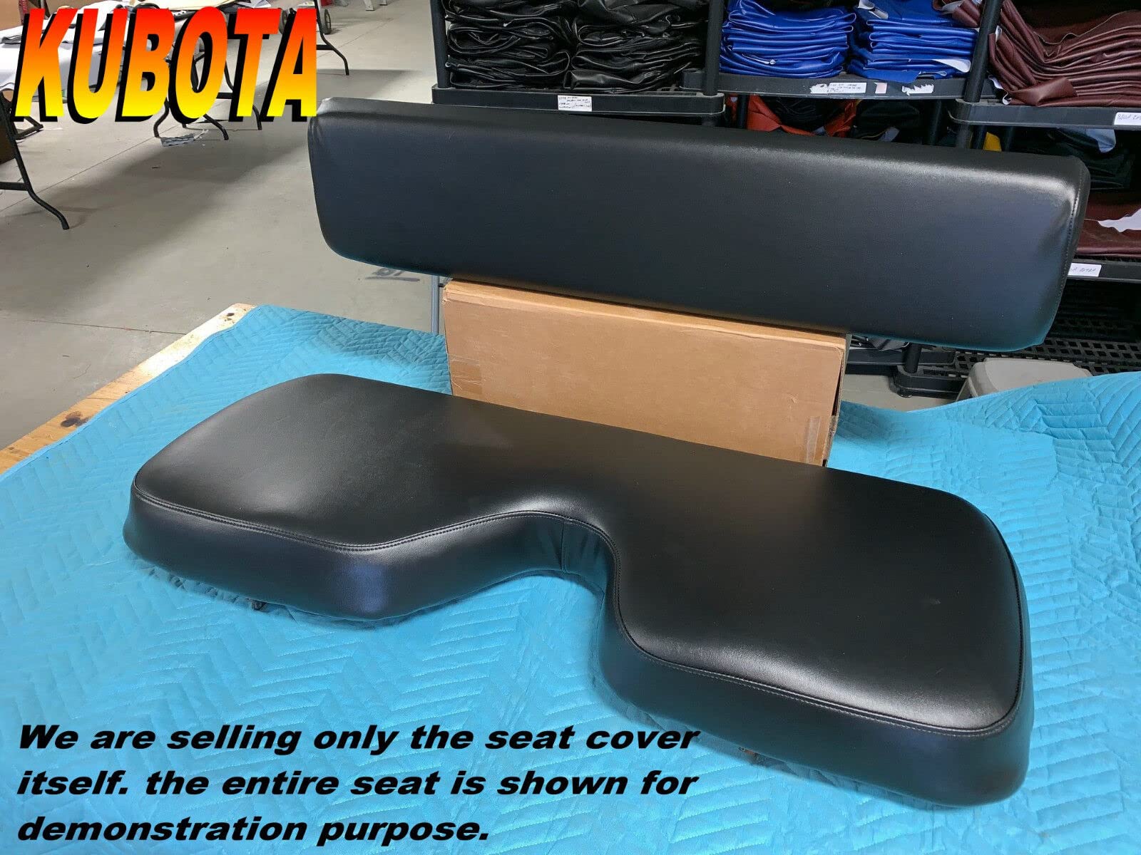New Replacement seat cover fits Kubota RTV 400 500 utv RTV500 RTV400 Black 776B