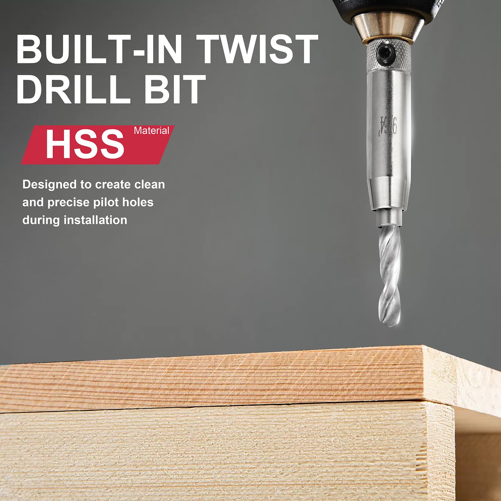 Self-Centering Drill Bits - 7-Piece Set -3