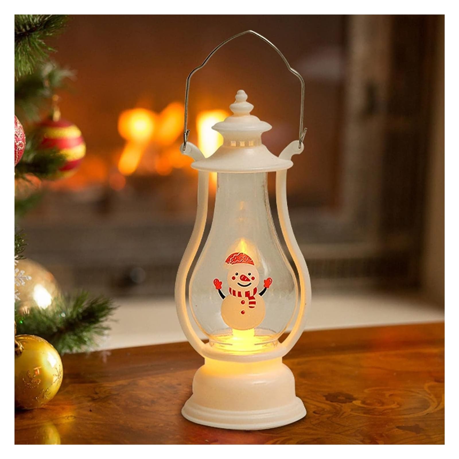 Lampa naftowa, Miniaturowa latarnia LED z uchwytem do zawieszania, dekoracyjna lampka nocna, lampa kempingowa
