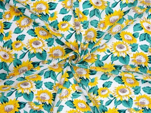 Minerva White Deadstock Cotton Poplin Fabric for Bag Making, Dressmaking & Quilting - 149cm Wide - per metre