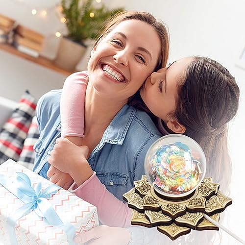 Miniatura 8 de Base de luz de loto de madera, base de luz cálida LED de visualización de bases de pantalla Lotu, pedestal de lámpara de luz de madera, soporte de