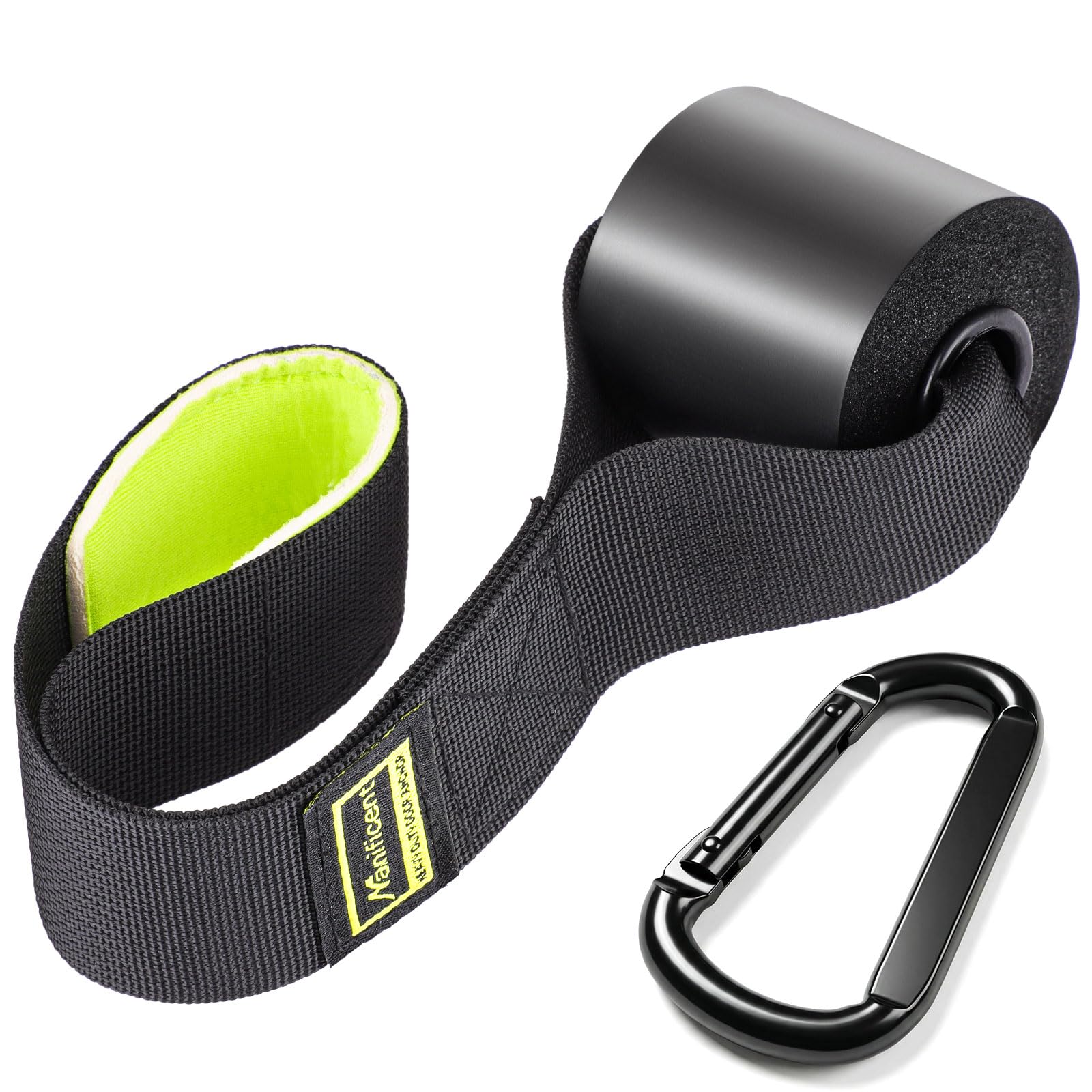 Manificent Door Anchor for Resistance Bands, Heavy Duty Padded Door Anchor System Door Hook, Must-Have Workout Exercise Bands Attachment Compatible for Loop Bands, Resistance Tube