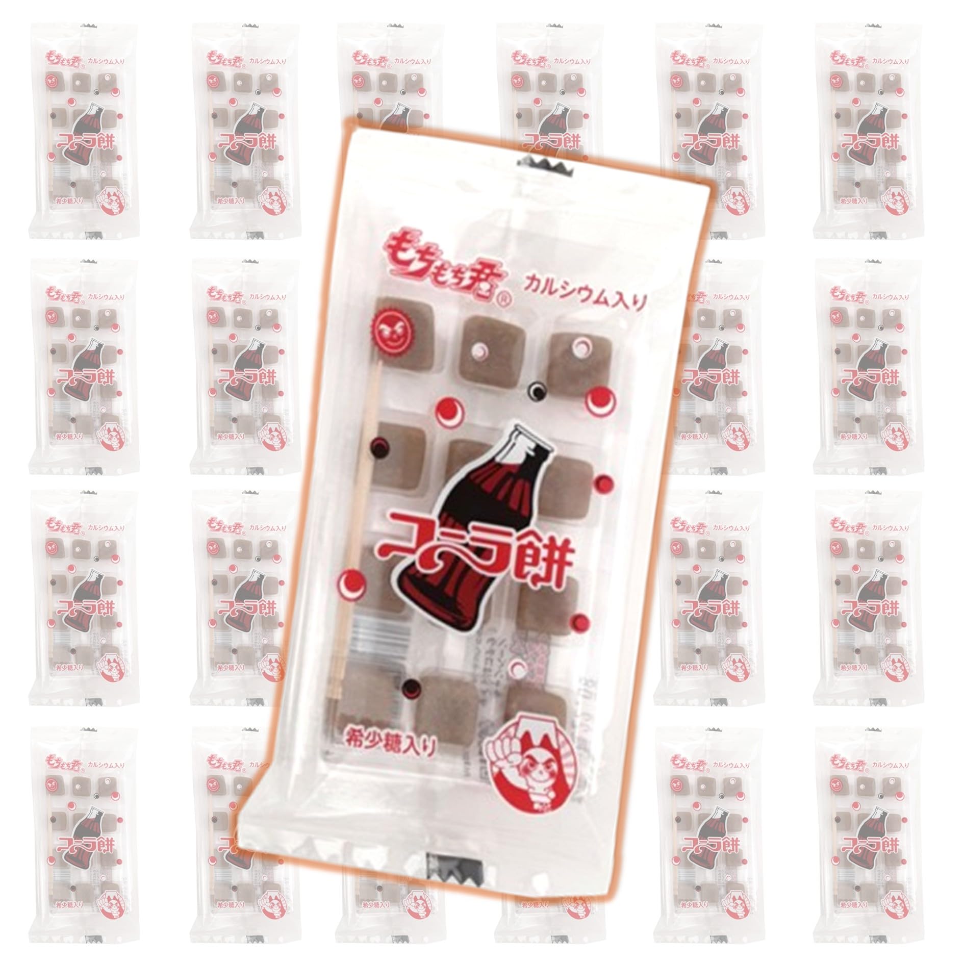 Amazon.co.jp: 富士製菓 もちもち君 【 コーラ餅 】 24袋入 餅菓子