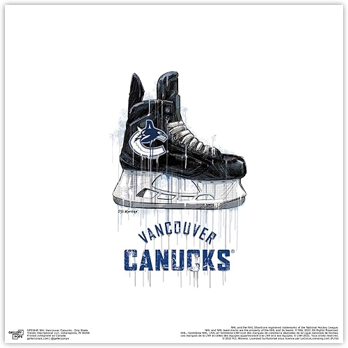 Trends International Gallery Pops NHL Vancouver Canucks - Póster de pared de patín de goteo, 12.00 x 12.00 pulgadas, versión sin marco
