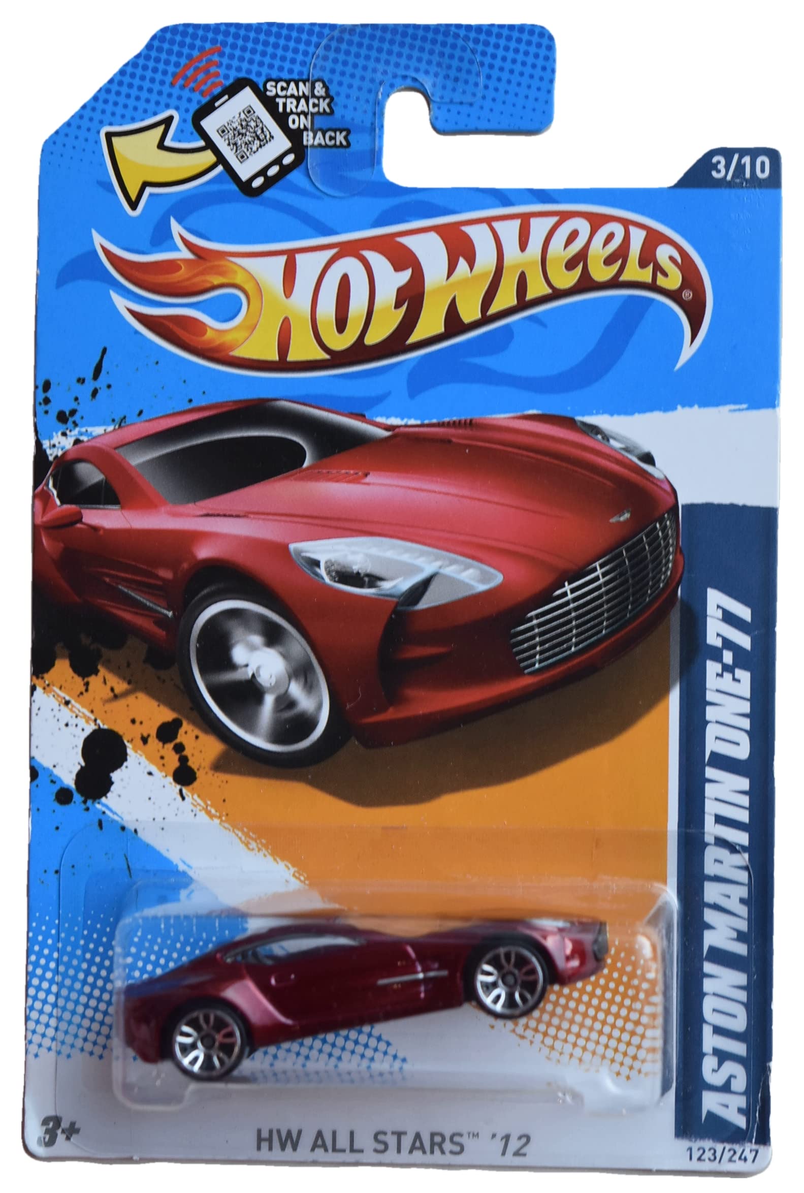 Hot Wheels Aston Martin One 77, All Stars 3/10 [red] 123/247