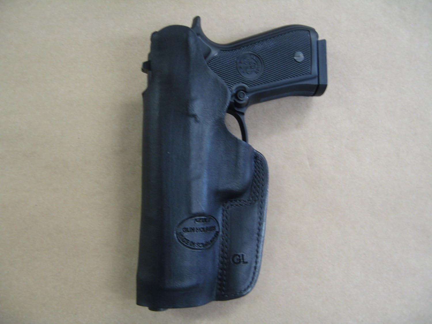 Azula IWB Leather in The Waistband Concealed Carry Holster for Taurus Pt 92, 99, 100, 101 Black RH
