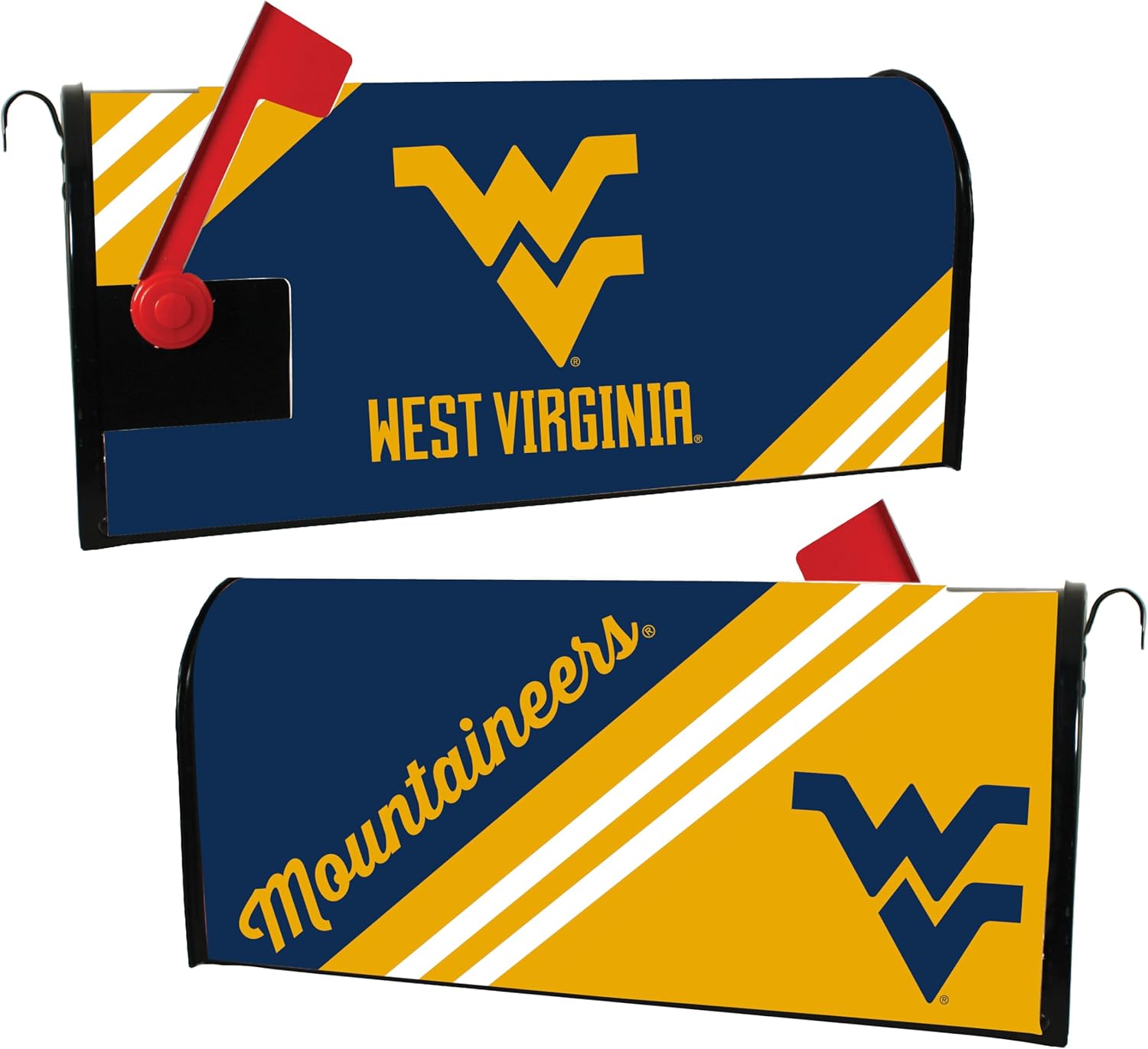 West Virginia Mountaineers Magnetic Mailbox Cover - Officially Licensed Collegiate Product (Standard)