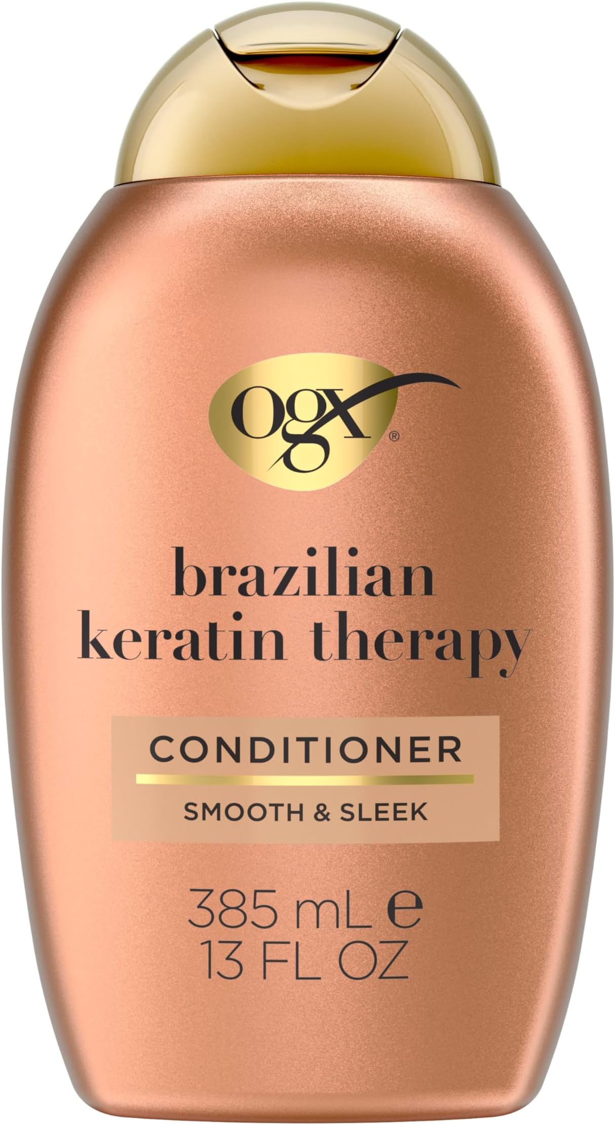 Ever-Straightening + Brazilian Keratin Therapy Conditioner, 13 Ounce, Smooth and Silky Hair Conditioner with Keratin to Reduce Frizz and Flyaways, Enhance Shine and Manageability