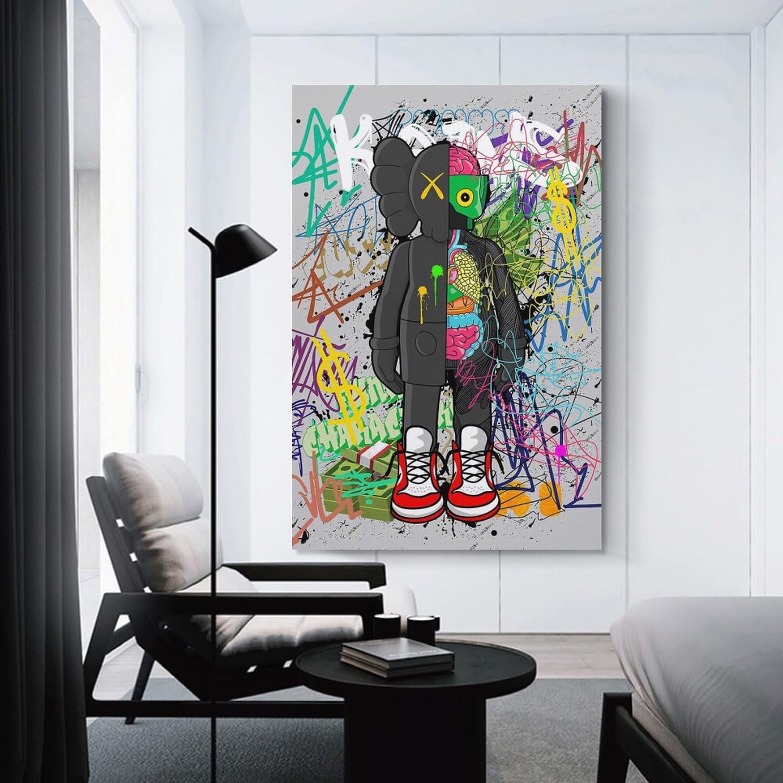 アートパネル KAWS セサミストリート 絵画 インテリア カウズ セサミ