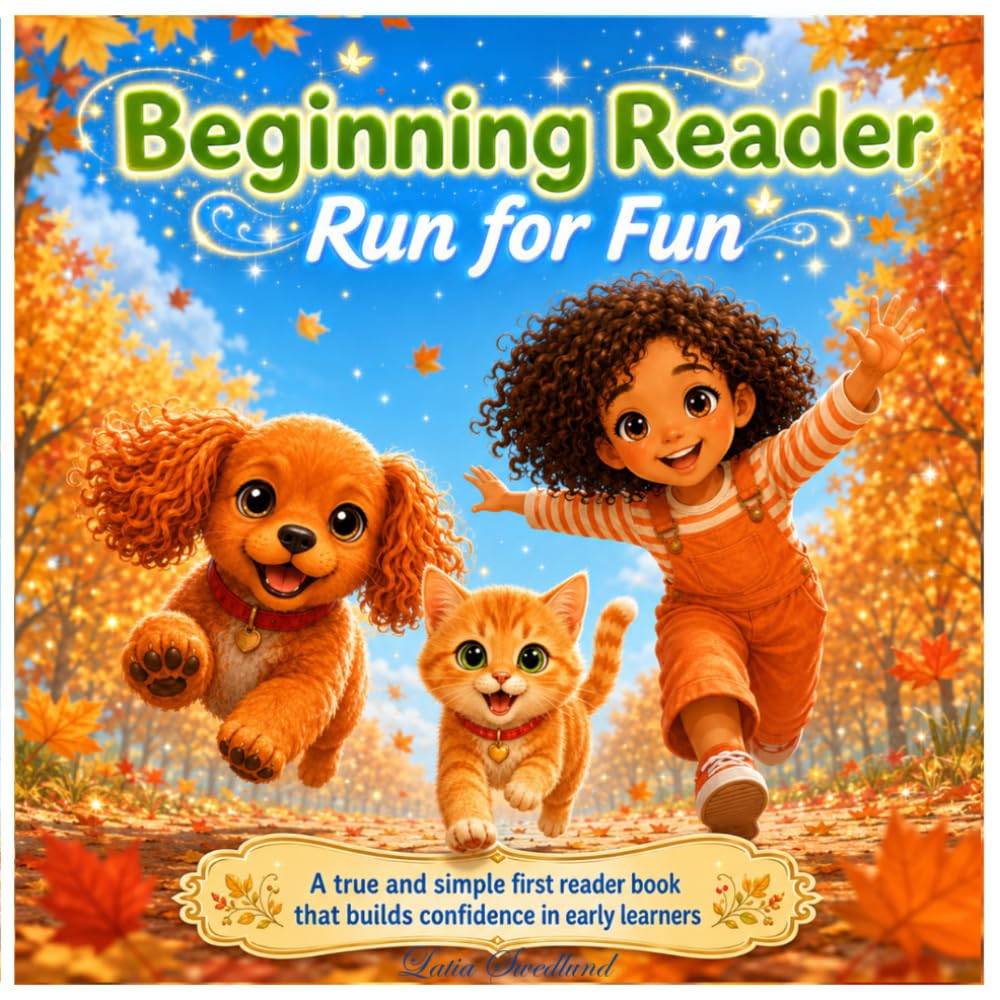 Beginning Reader Run for Fun: A true and simple first reader book that builds confidence in early learners