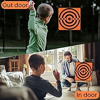 Vista 2 de jumpfly Juego de trampolín para niños, accesorios de trampolín con 10 bolas de palo, para interiores y exteriores, juego divertido para niños