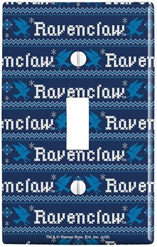 Harry Potter Ravenclaw - Suéter con diseño de palabras, decoración de pared de plástico, cubierta de placa para interruptor de luz