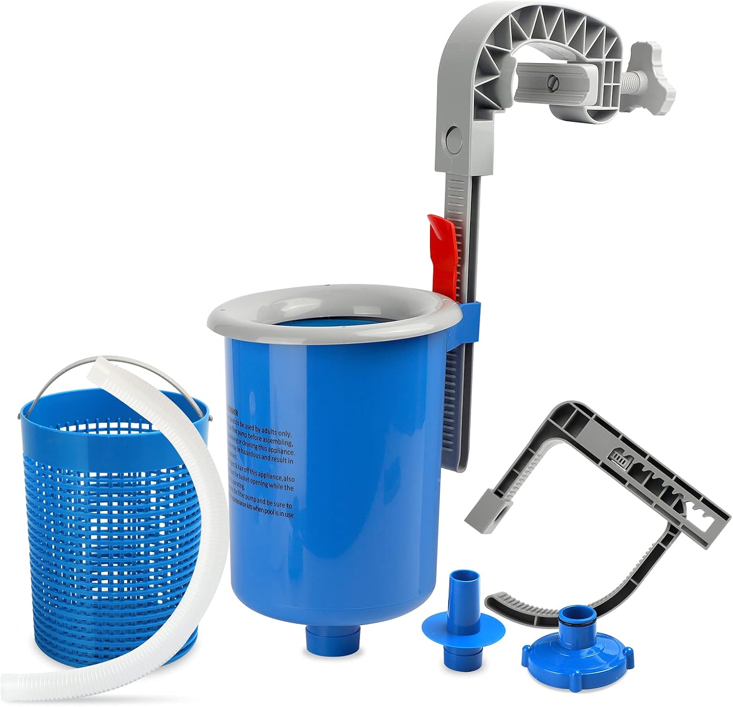 Automatic Pool Skimmer Above Ground with Floater Suction Device, Wall