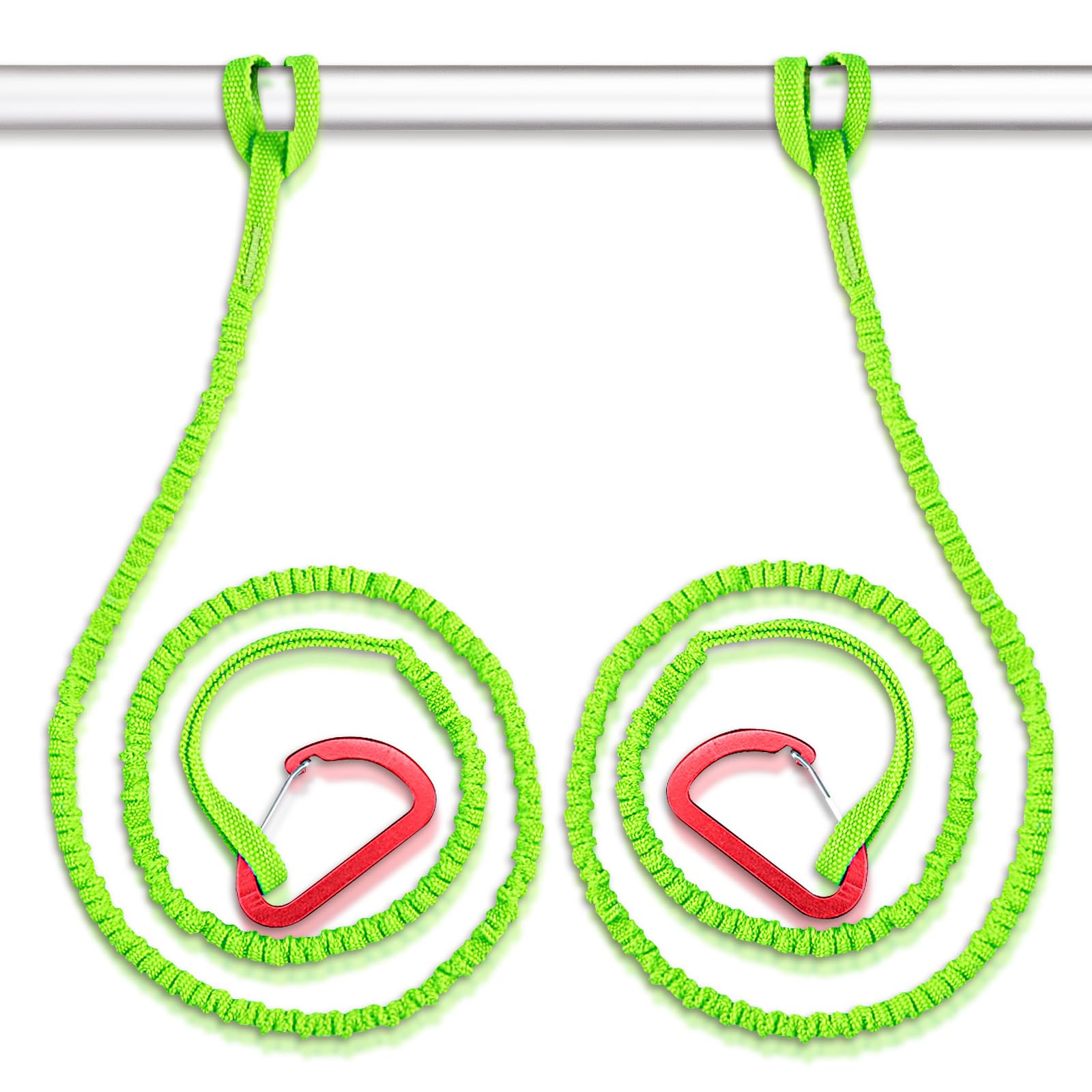 OCEANBROAD Kayak Paddle Leash Stretchable Strap Lanyard Rope for SUP Kayaking Boating Canoeing Fishing Pole Rod 5-7 Feet