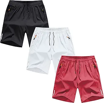 ANHDM Boy's Athletic Shorts Quick Dry Workout Shorts