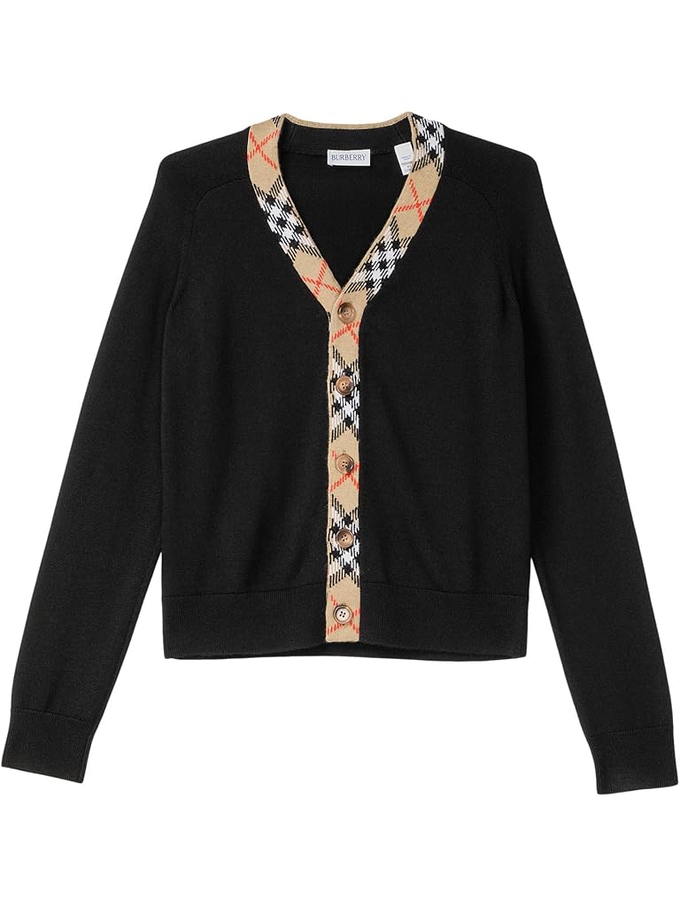 Black Burberry Lavenham Sweater (Big Kid)