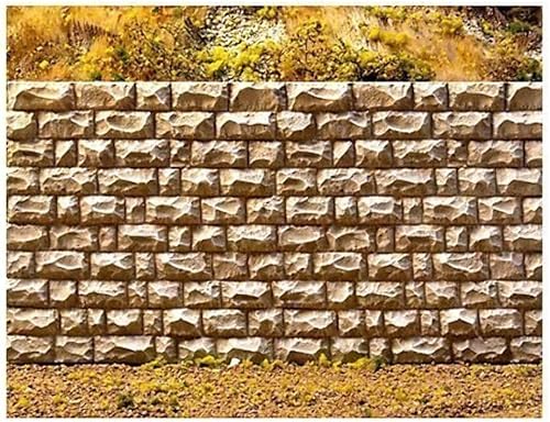 Muro de contención de piedra de corte grande 8314 O/G