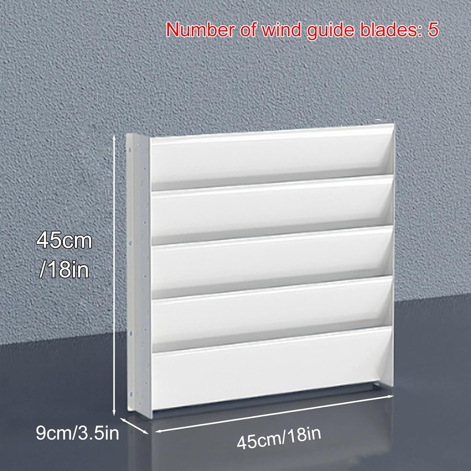 PVC Air Conditioner Cover Window Wind Deflector, 9cm Thick, () - Heat Pump Protection, Prevents Direct Blasting, Ideal for Home & Office Use