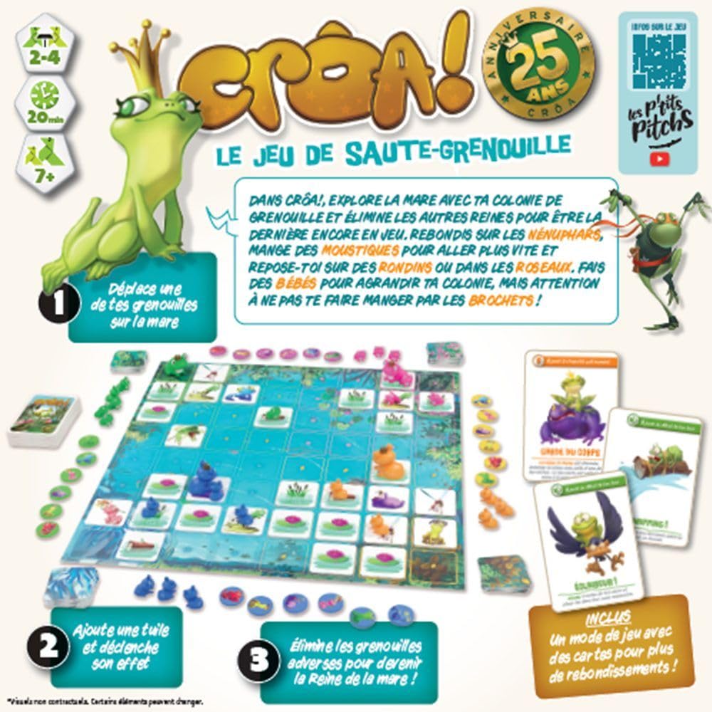 Jeu de stratégie Origames Crôa ! 25 ans