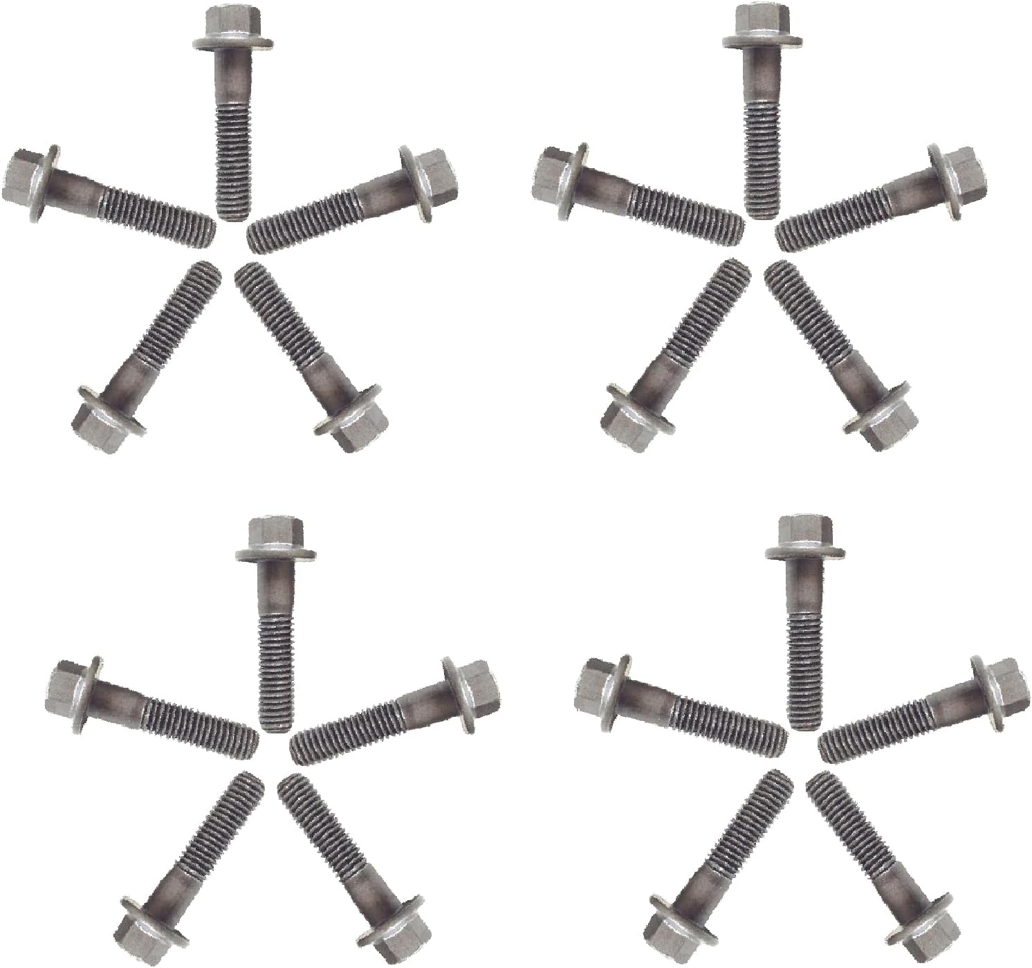 20pcs Flange Bolts 3900634 Fits for Cummins Engine (M10*50)