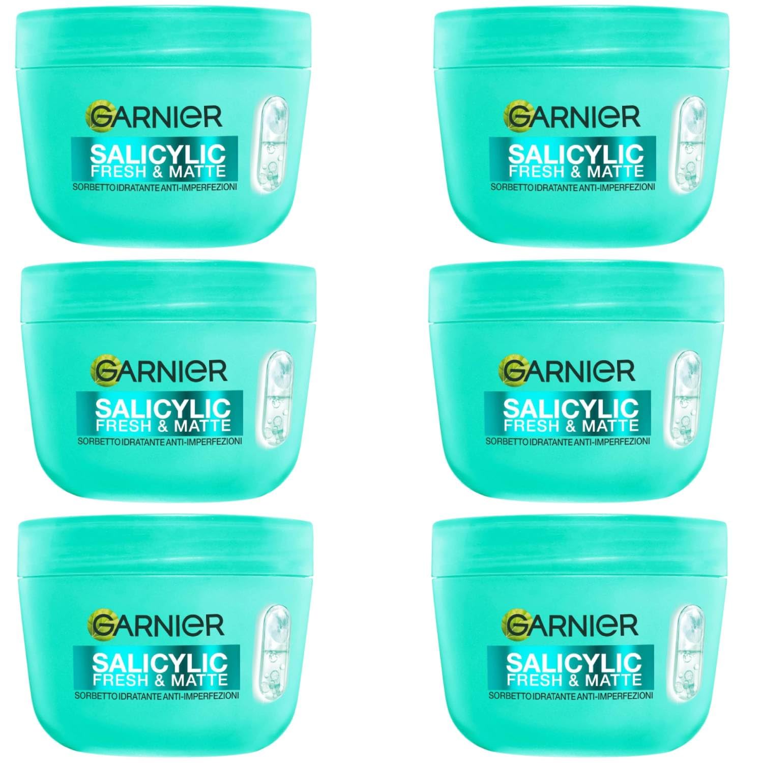 Garnier Salicylic Fresh Matte Crema Sorbetto Idratante Anti-Imperfezioni, 85 ml, Acido Salicilico, Niacinamide, Centella Asiatica (6)