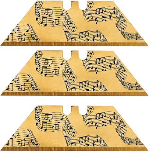 Vista 86 de NDZ Performance Repuesto de hoja de acero para cuchillo utilitario Berkling, hoja de afeitar personalizada, diseños grabados con láser de doble