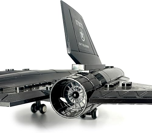 Miniatura 7 de General Jim's SR-71 Blackbird - Juego de construcción – Modelo militar de 183 piezas para entusiastas de la aviación, pantalla de 17.2 pulgadas,