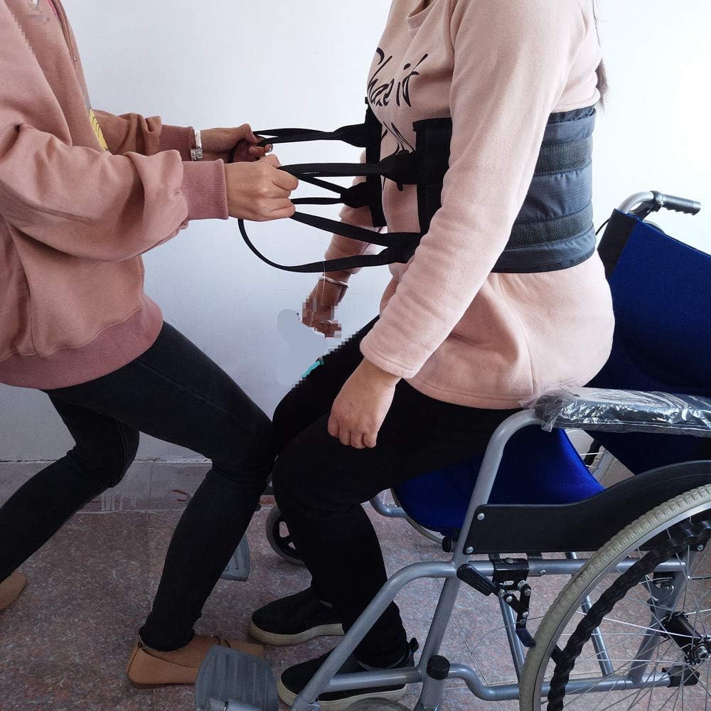 Transfer Sling โ Moving Assist Hoist Gait Belt Harness Device ๏ผ for Disabled, Elderly Safety Lifting Aids Home Bed Assist Handle Back Lift Mobility Belt for Patient Care