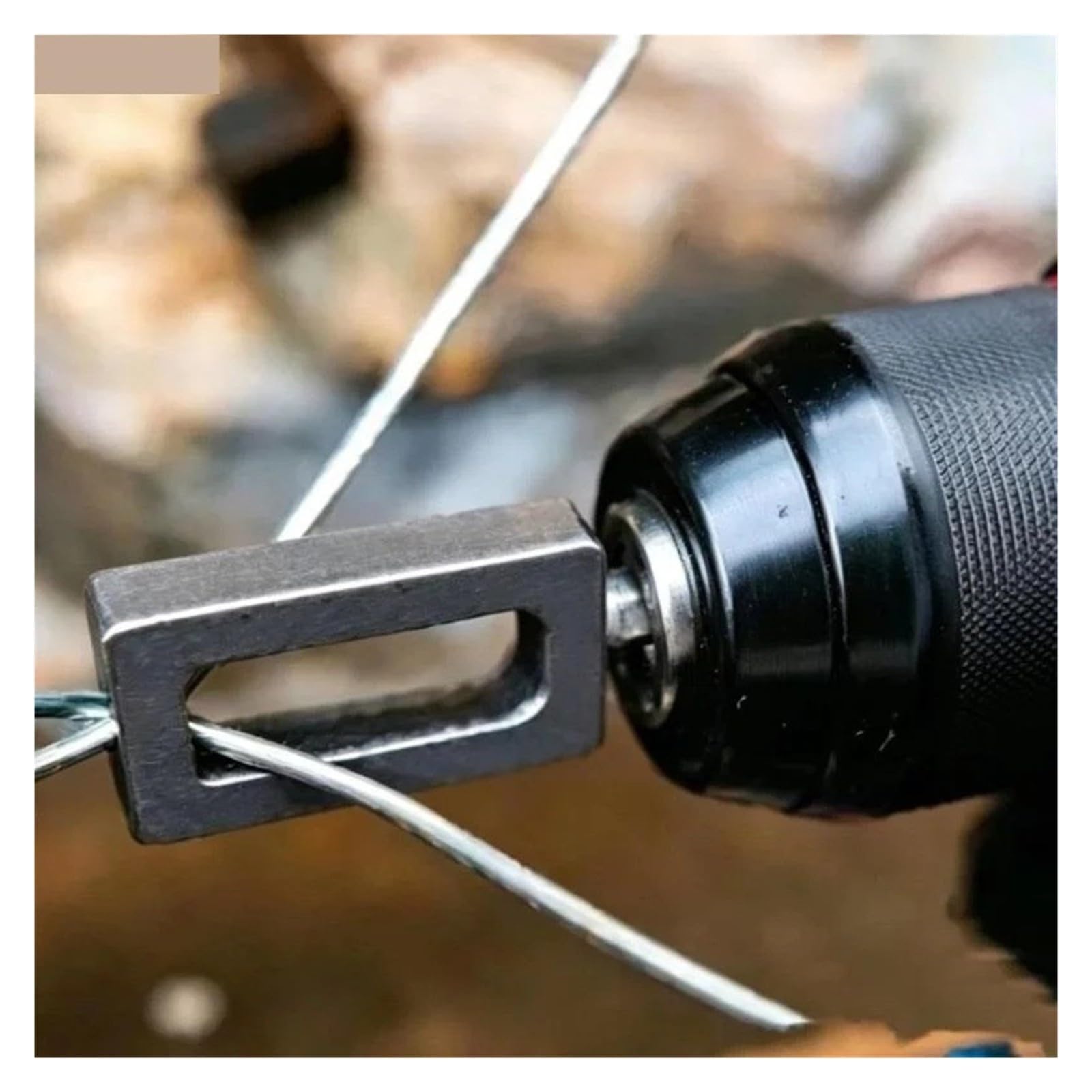 Drill Wire Twister for 9&11 Fence Tying Electric Chuck Chain Link Twist Sleeve(A3)