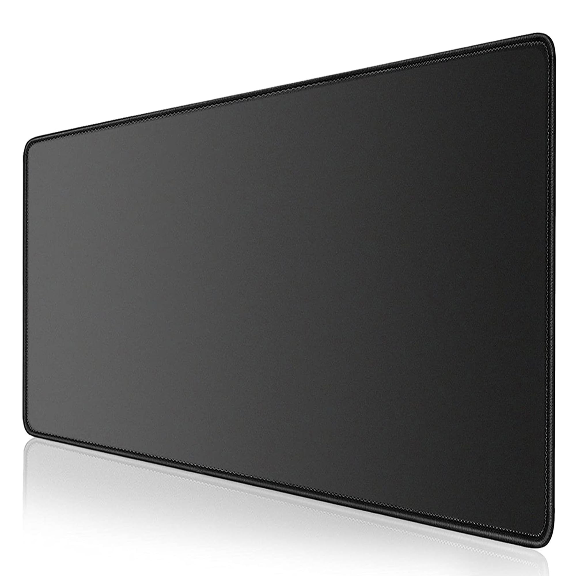 LL-COEUR Tapis de Souris Speed Gaming Noir 60x40x0,3cm, Large sous Main de Table Déco Bureau avec Bords Surpiqués pour Clavier, Souris (600x400x3mm)