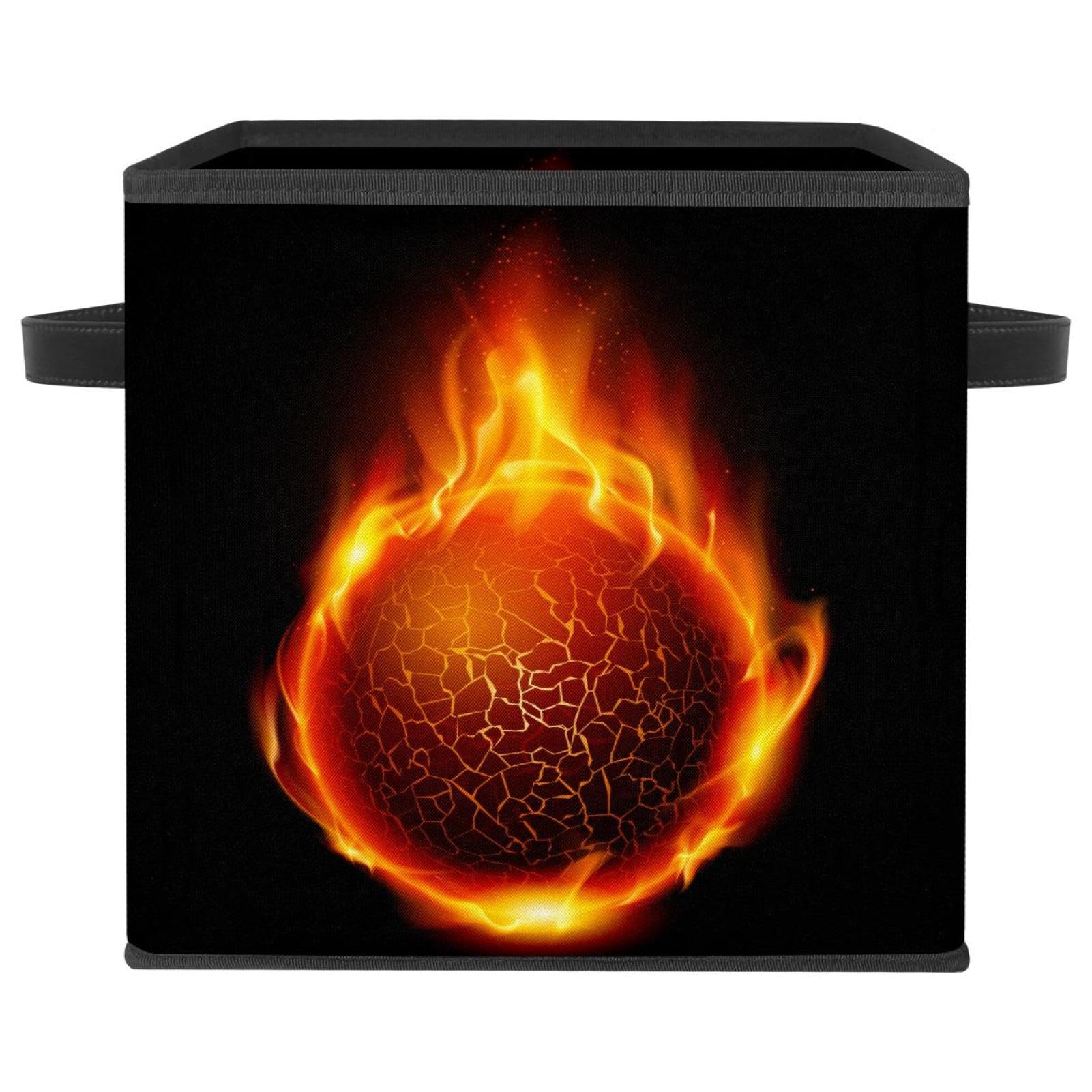 Panier de rangement pliable en tissu cube pour placard et maison