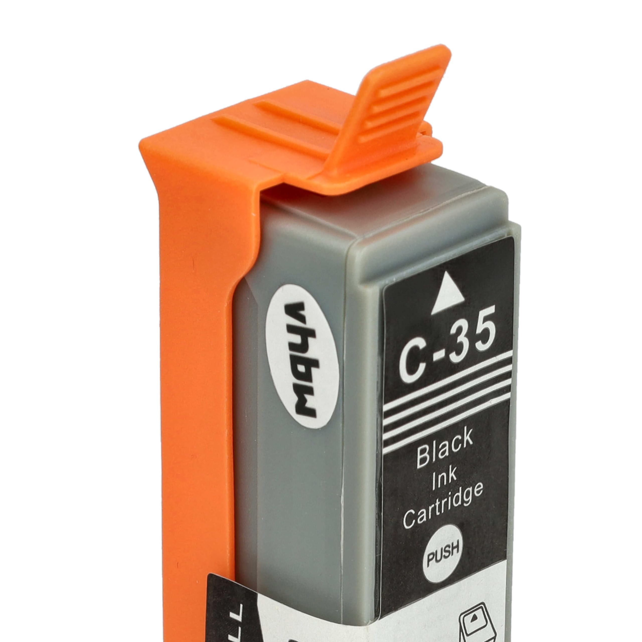 vhbw 10x Tintenpatronen Ersatz für Canon CLI-36C | CLI-36, PGI-35, PGI-35BK für Drucker (Kompatibel)