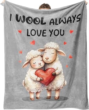 Anniversary Wedding Gifts for Him Her - I Love You Blanket