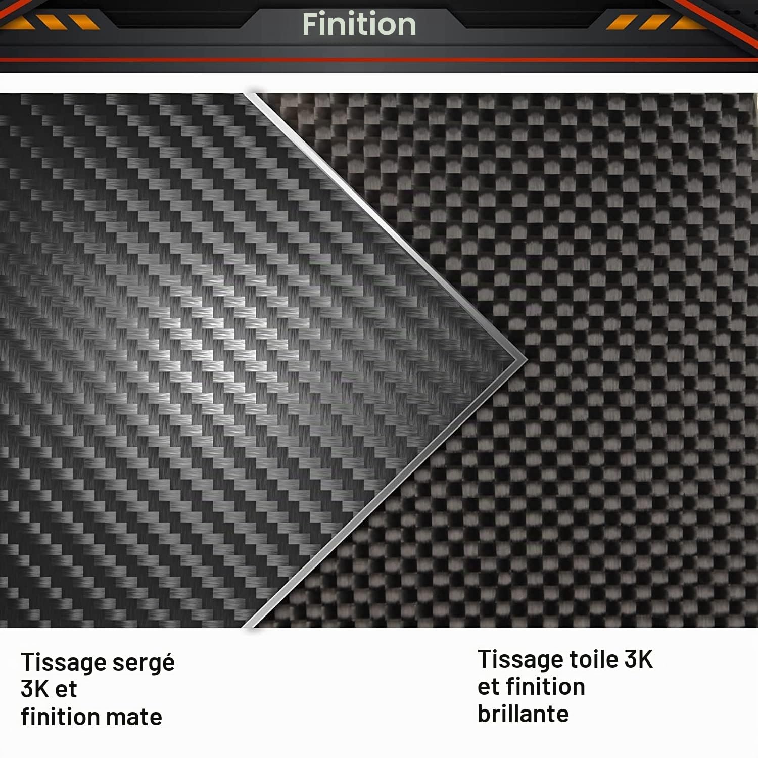 Plaque en fibre de carbone 100% 3K 200 x 300 0.5mm 1.0mm 1.5mm 2.0mm 2.5mm 3.0mm 4.0mm d'épaisseur (finition mate, 200X300X1.0MM)