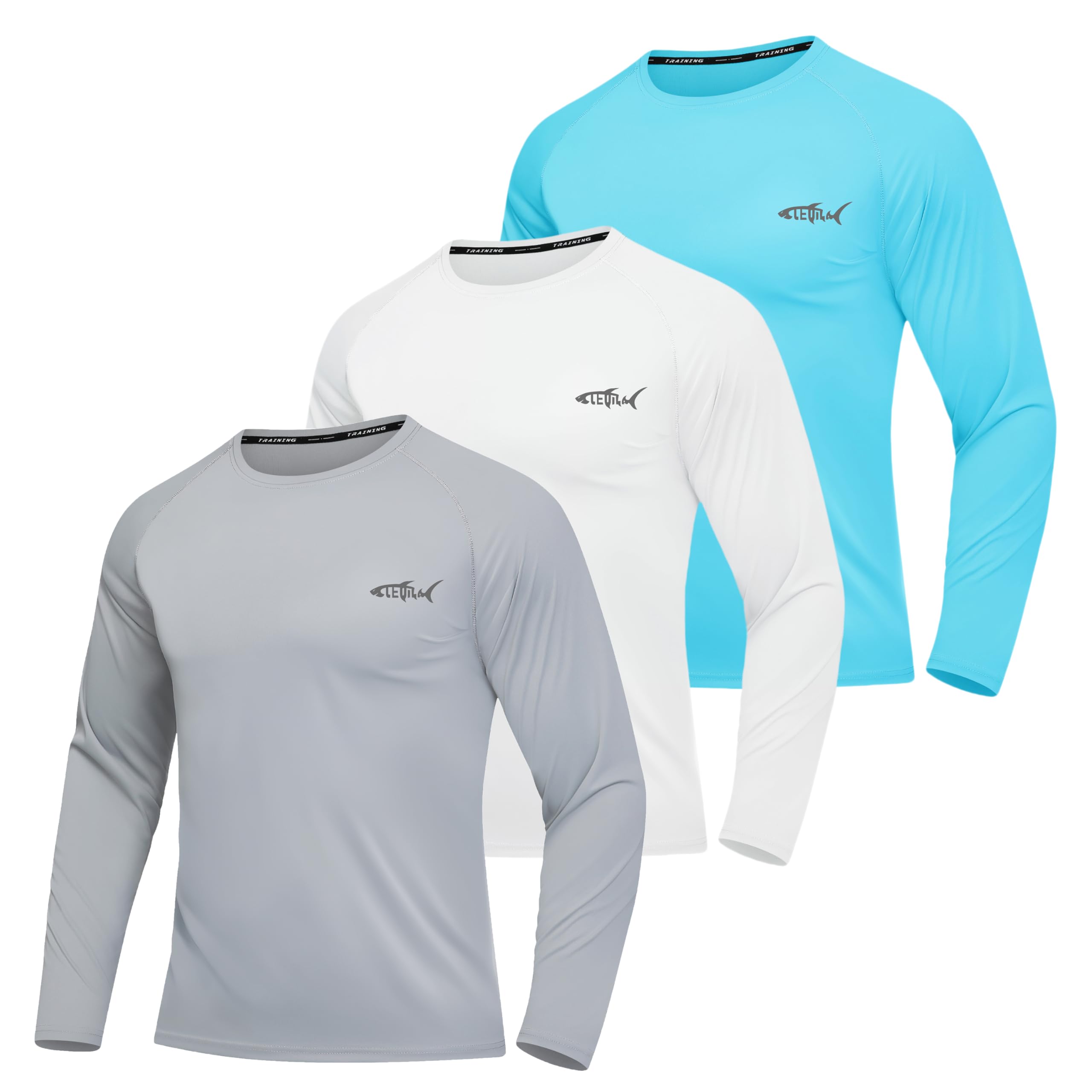 Herren Rashguard UPF 50+ Langarmshirt T-Shirts UV Shirt Sonnenschutz Shirts Atmungsaktiv Schnell Trockened Funktionsshirt Herren Langarm Gym Running Tops