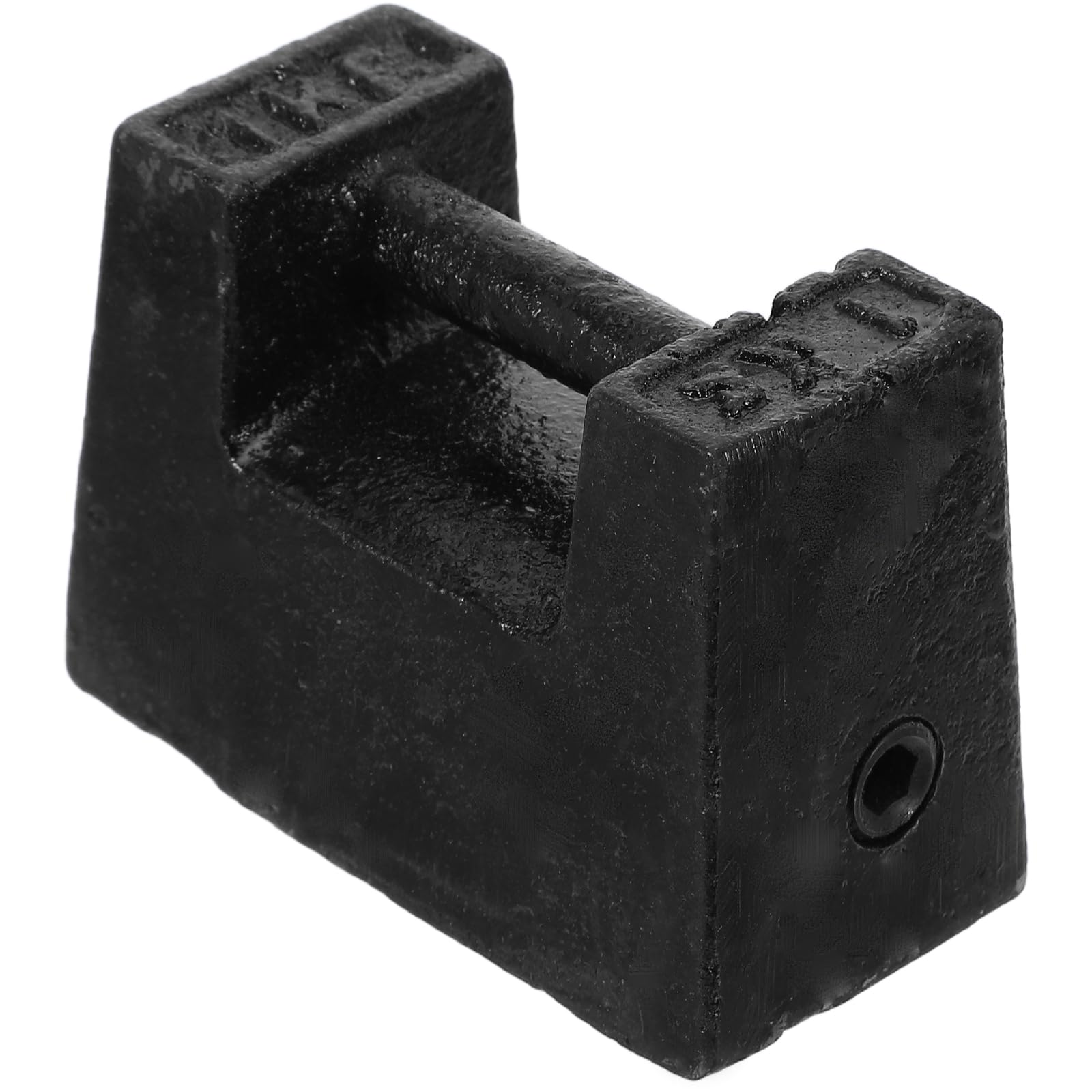 POPETPOP Kalibriergewicht 1kg aus Gusseisen Präzise Eichgewichte für Industriewaagen und Küchenwaagen mit Sicherem Design und Robustem Eisenmaterial
