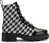 Vista 5 de Karl Lagerfeld Paris Botas de combate mela-combat para uso diario para mujer